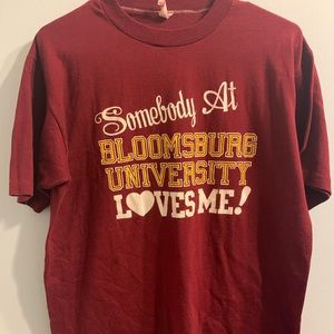 Vintage Bloomburg University t shirt Large
